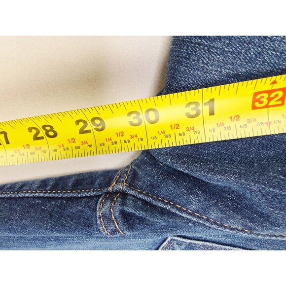 Levis Size 27X30 Womens 712 Slim Blue Denim Logo Tag 5 Pocket Jeans - Picture 8 of 14